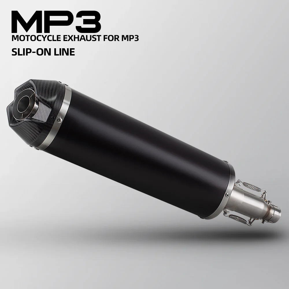 Scooter Slip On Line Muffler For Piaggio MP3 Hybrid/Yourban 125ie/300ie 250/250FL/250LT/250RL 400FL Moto Escape Tail Pipe Kit
Scooter Slip On Line Muffler For Piaggio MP3 Hybrid/Yourban 125ie/300ie 250/250FL/250LT/250RL 400FL Moto Escape Tail Pipe Kit