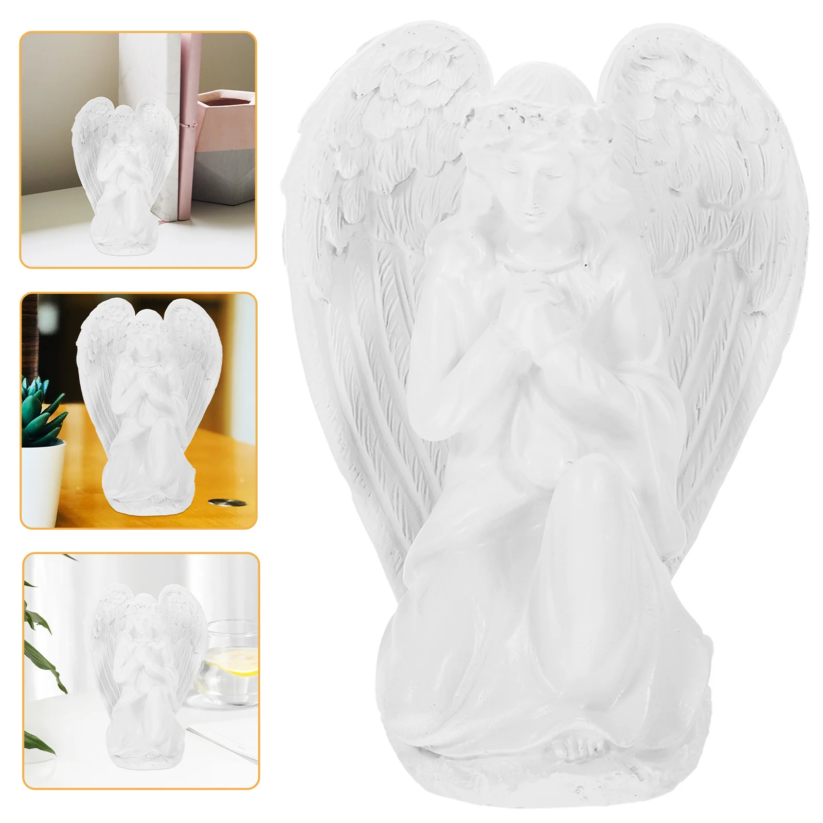 Resin Angel Decoration Praying Sculpture Mini Statue Home Furnishing Stable Base Creative Gift for Special Festivals
Resin Angel Decoration Praying Sculpture Mini Statue Home Furnishing Stable Base Creative Gift for Special Festivals