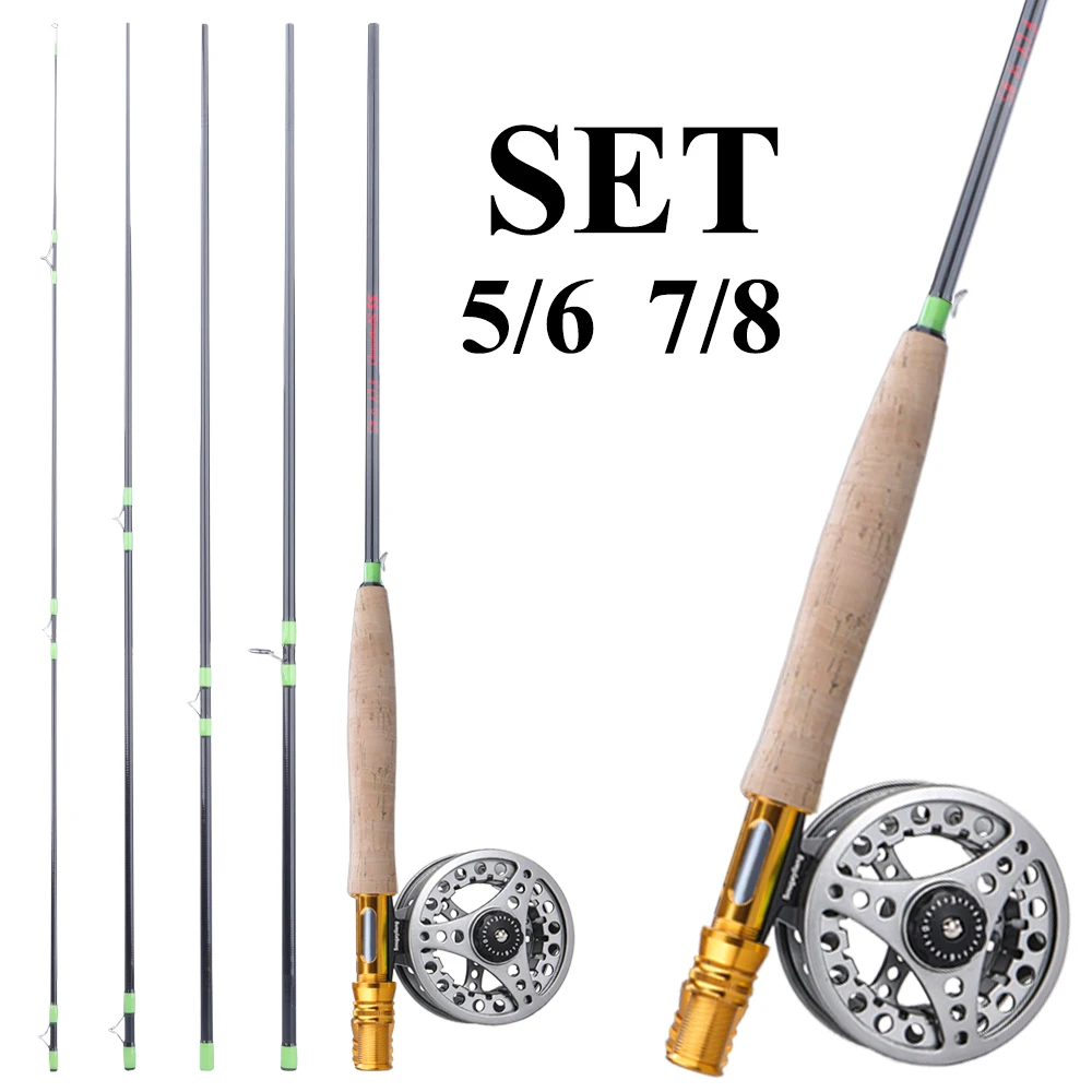 Sougayilang Fly Fishing Rod and Reel Combo Carbon Rod 5/6 Fly Reels Set for Trout Perch Fishing Suitable for Leisure Fishing
Sougayilang Fly Fishing Rod and Reel Combo Carbon Rod 5/6 Fly Reels Set for Trout Perch Fishing Suitable for Leisure Fishing