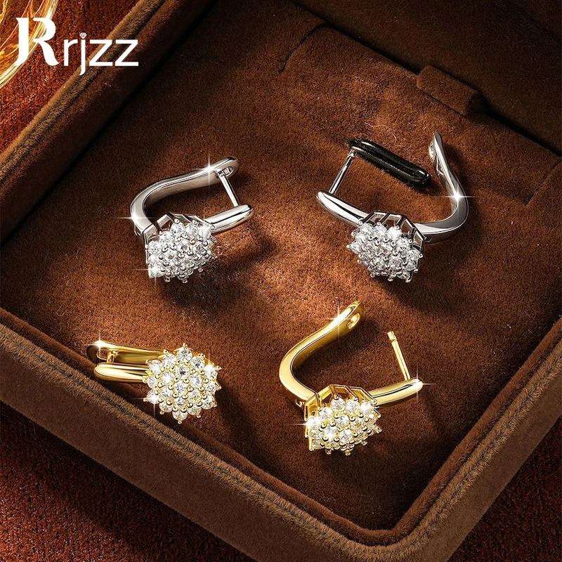 Rrjzz Sparkling Starlight Exquisite Ear-Clip Earrings D Color Full Moissanite Hoop Earrings for Women Birthday Jewelry Gifts
Rrjzz Sparkling Starlight Exquisite Ear-Clip Earrings D Color Full Moissanite Hoop Earrings for Women Birthday Jewelry Gifts
