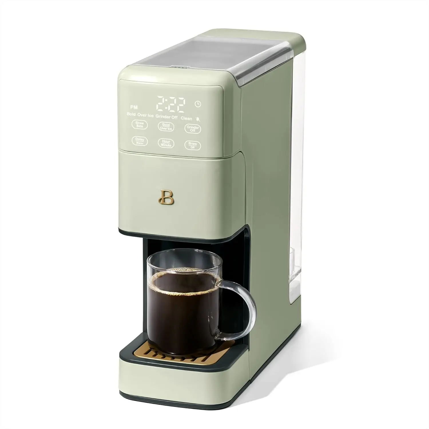 -Serve Coffee Maker with Built-in Burr Grinder | Programmable Grind & Brew Coffee Machine | 6 Cup Sizes, 3 Strength Settings | 6
-Serve Coffee Maker with Built-in Burr Grinder | Programmable Grind & Brew Coffee Machine | 6 Cup Sizes, 3 Strength Settings | 6