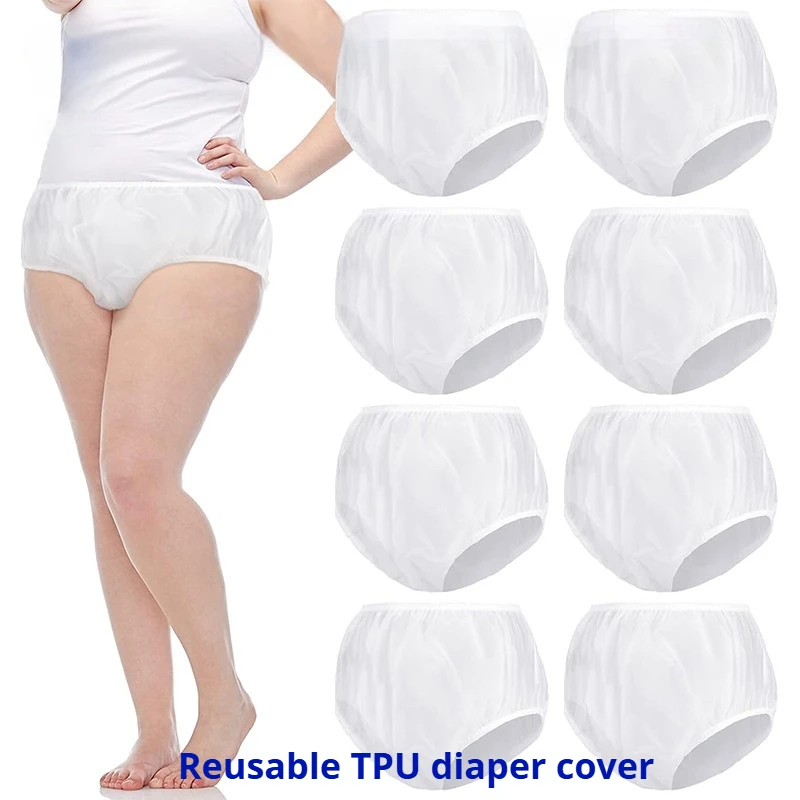 Waterproof Unisex Incontinence Pants TPU Reusable Diaper Cover Adult Protective Underwear Leakproof Washable Comfort
Waterproof Unisex Incontinence Pants TPU Reusable Diaper Cover Adult Protective Underwear Leakproof Washable Comfort
