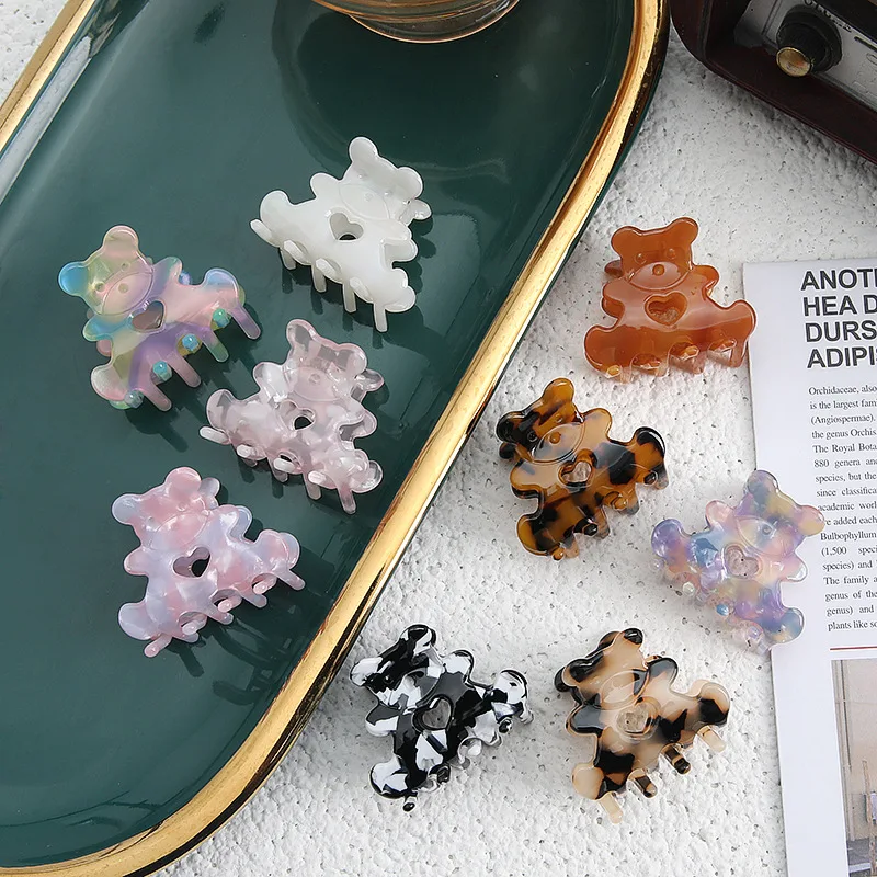 Lovely Korean Style Sweet Bear Claw Hair Clips Fashion Bun Side Clips Multiple Colors Non Slip Trendy Women Hair Accessories
Lovely Korean Style Sweet Bear Claw Hair Clips Fashion Bun Side Clips Multiple Colors Non Slip Trendy Women Hair Accessories