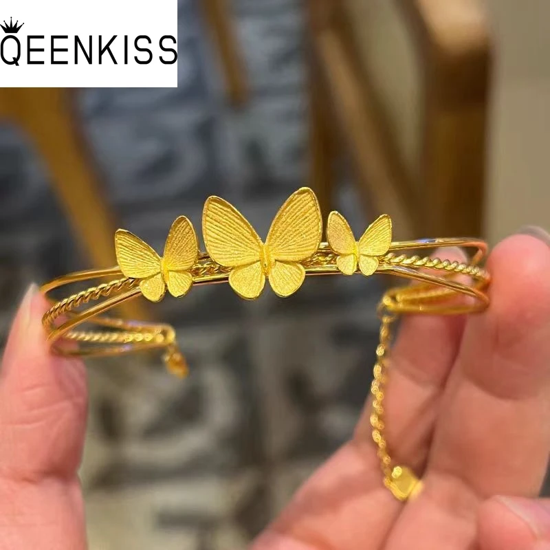 QEENKISS Gold Vintage Open Butterfly Bracelets Bangles For Women Wedding Party Birthday Christmas Bride Mother Girl Gifts BT5349
QEENKISS Gold Vintage Open Butterfly Bracelets Bangles For Women Wedding Party Birthday Christmas Bride Mother Girl Gifts BT5349