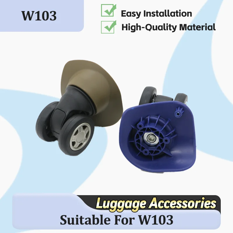 For W103 Universal 360° Silent Smooth-Rolling Luggage Wheel Replacement Set - High-Quality Silent Wheels For Suitcases
For W103 Universal 360° Silent Smooth-Rolling Luggage Wheel Replacement Set - High-Quality Silent Wheels For Suitcases