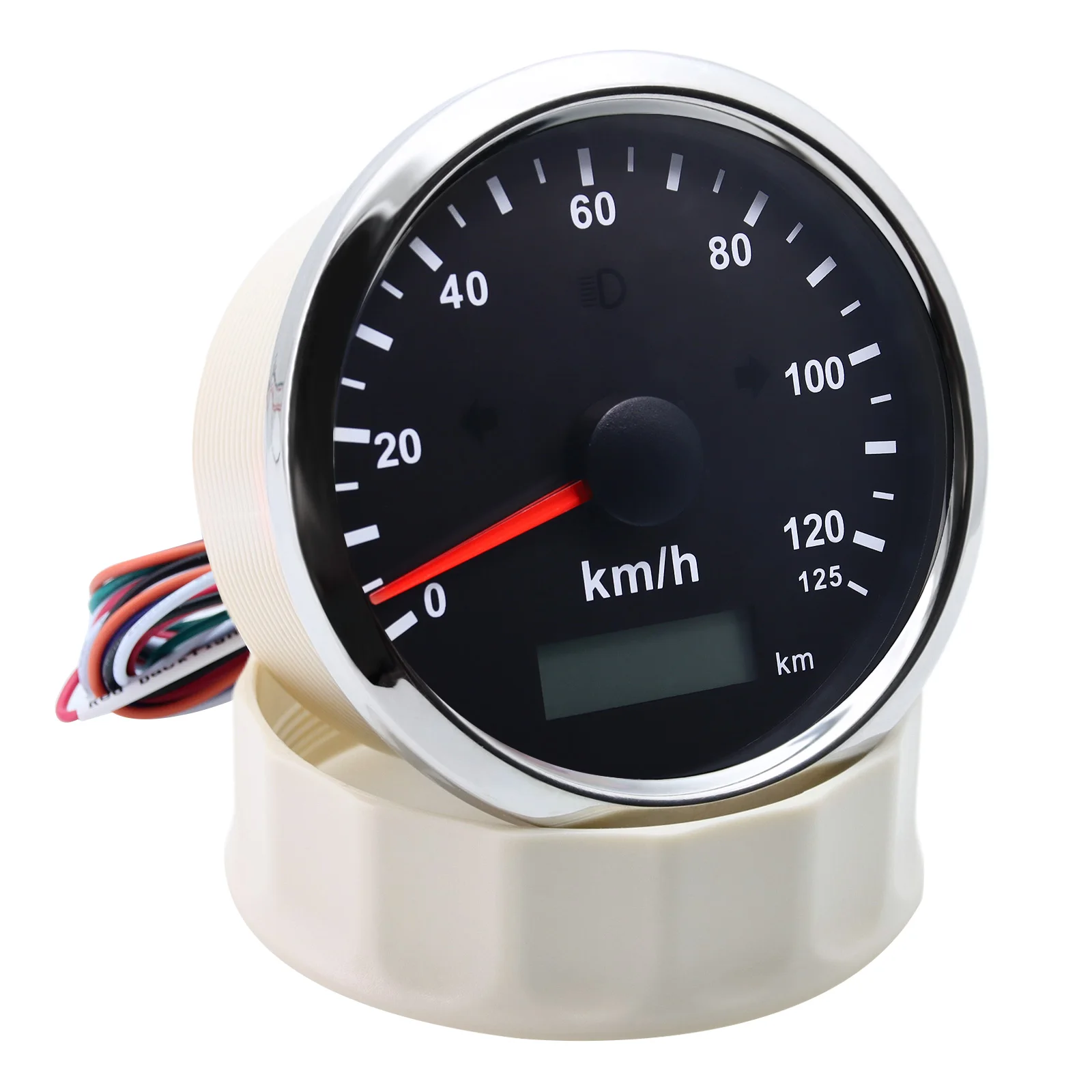 NEW 85MM Auto Car Motorcycle GPS Speedometer Odometer 0-125km/h 0-200km/h with GPS Antenna with Red Backlight
NEW 85MM Auto Car Motorcycle GPS Speedometer Odometer 0-125km/h 0-200km/h with GPS Antenna with Red Backlight