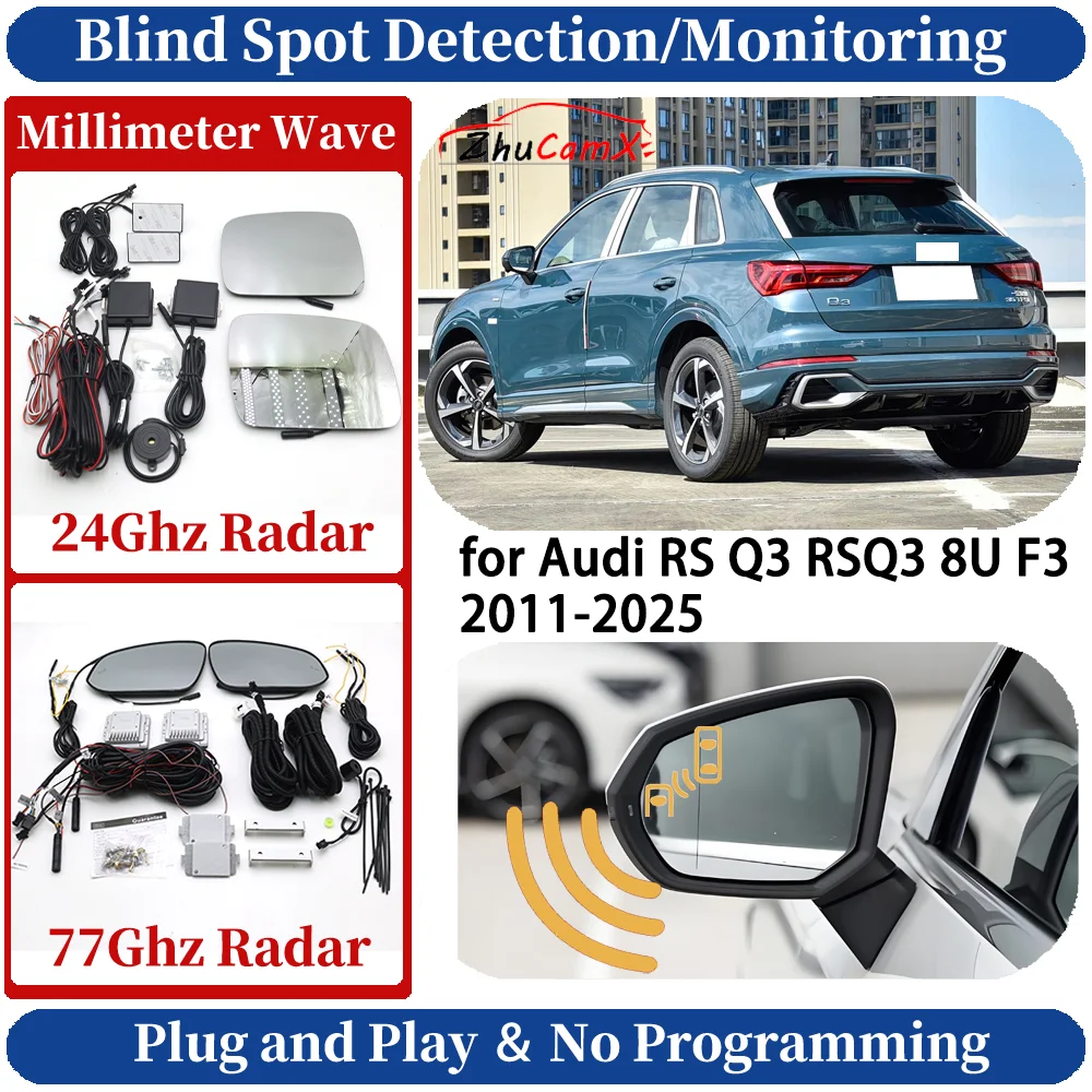 Blind Spot Monitoring/Detection System for Audi RS Q3 RSQ3 8U F3 2011-2025 Night Driving Side Assist Lane Change Assist Sensor
Blind Spot Monitoring/Detection System for Audi RS Q3 RSQ3 8U F3 2011-2025 Night Driving Side Assist Lane Change Assist Sensor