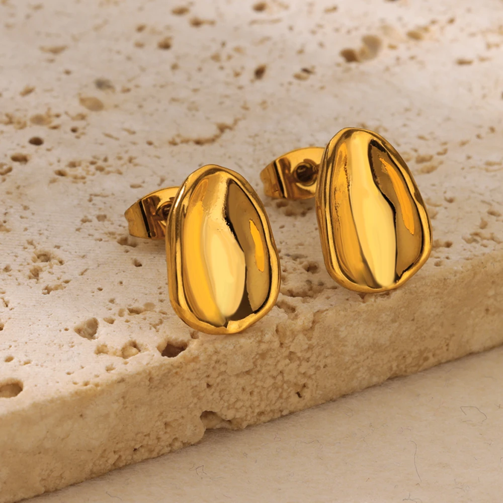 Polished Simple Geometric Earrings for Women Fashion Statement Gold Color Stud Earrings 2024 Trend Ear Piercing Wedding Jewelry
Polished Simple Geometric Earrings for Women Fashion Statement Gold Color Stud Earrings 2024 Trend Ear Piercing Wedding Jewelry