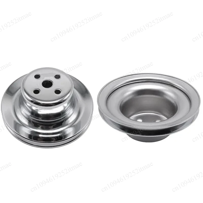 Chrome Single Groove Water Pump & Crankshaft Pulley for SBF Small Block 260 289 1965-1966
Chrome Single Groove Water Pump & Crankshaft Pulley for SBF Small Block 260 289 1965-1966