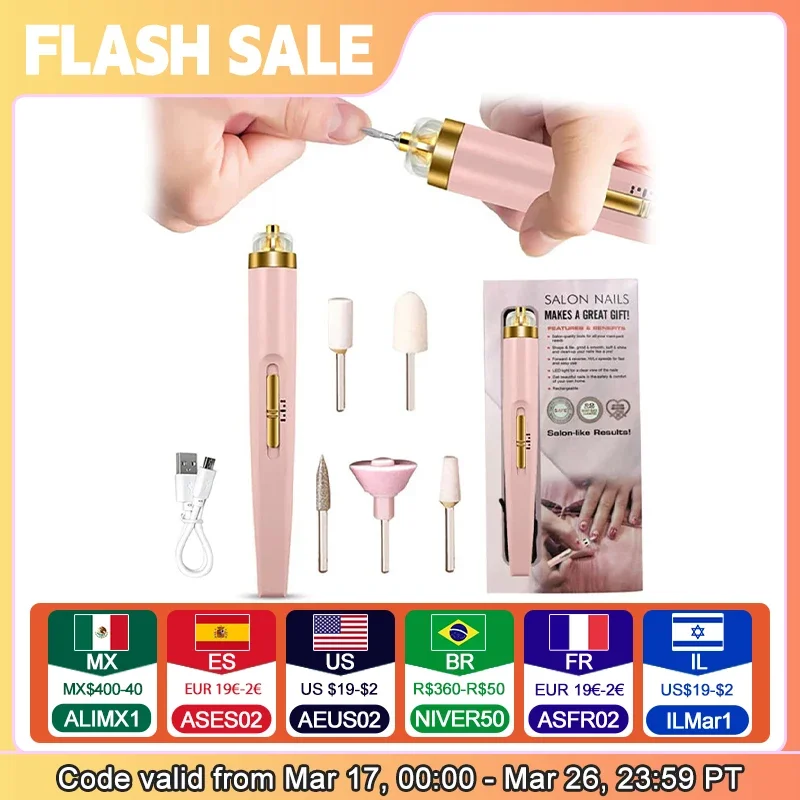 5 in 1 Electric Nail Polish Drill Machine With Light Portable Mini Electric Manicure Art Pen Tools For Gel Remover Syrup pump
5 in 1 Electric Nail Polish Drill Machine With Light Portable Mini Electric Manicure Art Pen Tools For Gel Remover Syrup pump