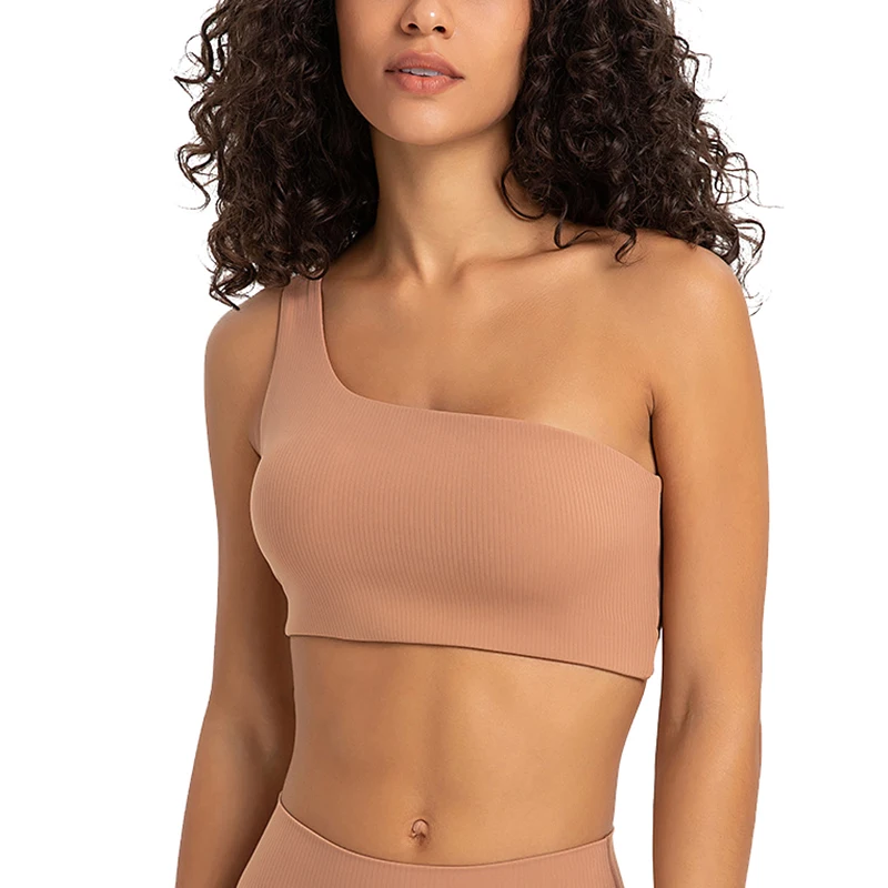 Women Stretchy Soft Compression Lightweight Ribbed Single Strap Running Bra New Sexy Outdoor Cycling Sports Bra Running Yoga Bra
Women Stretchy Soft Compression Lightweight Ribbed Single Strap Running Bra New Sexy Outdoor Cycling Sports Bra Running Yoga Bra