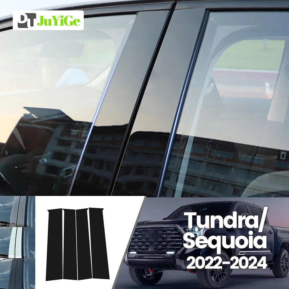 For Toyota Tundra Sequoia 2022-2024 2023 Bright Black Carbon Fibre Window Door B C Sticker
For Toyota Tundra Sequoia 2022-2024 2023 Bright Black Carbon Fibre Window Door B C Sticker