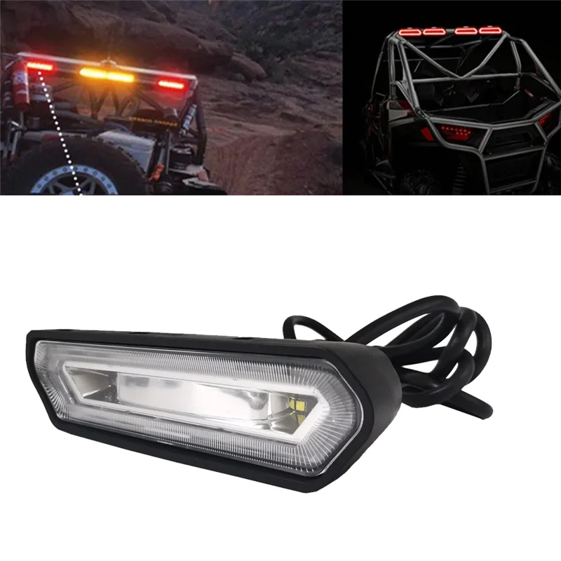 For Polaris RZR 900 Pioneer 1000 Can Am Maverick UTV 1.75" To 2" Roll Bar Light LED Chase Light Brake Light Red Light
For Polaris RZR 900 Pioneer 1000 Can Am Maverick UTV 1.75" To 2" Roll Bar Light LED Chase Light Brake Light Red Light