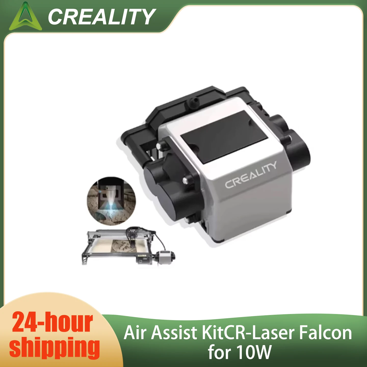 Creality CR-Laser Falcon 10W Air Assist Kit Upgrade Accessories Package Strong Airflow Blows Away Hot Soot Neat Work Low Noise
Creality CR-Laser Falcon 10W Air Assist Kit Upgrade Accessories Package Strong Airflow Blows Away Hot Soot Neat Work Low Noise