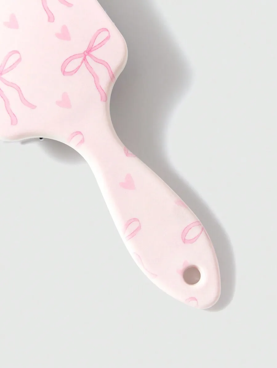 Pink Bowknot Design Anti-Static Paddle Hair Brush For Smooth Massage And Home Use
Pink Bowknot Design Anti-Static Paddle Hair Brush For Smooth Massage And Home Use
