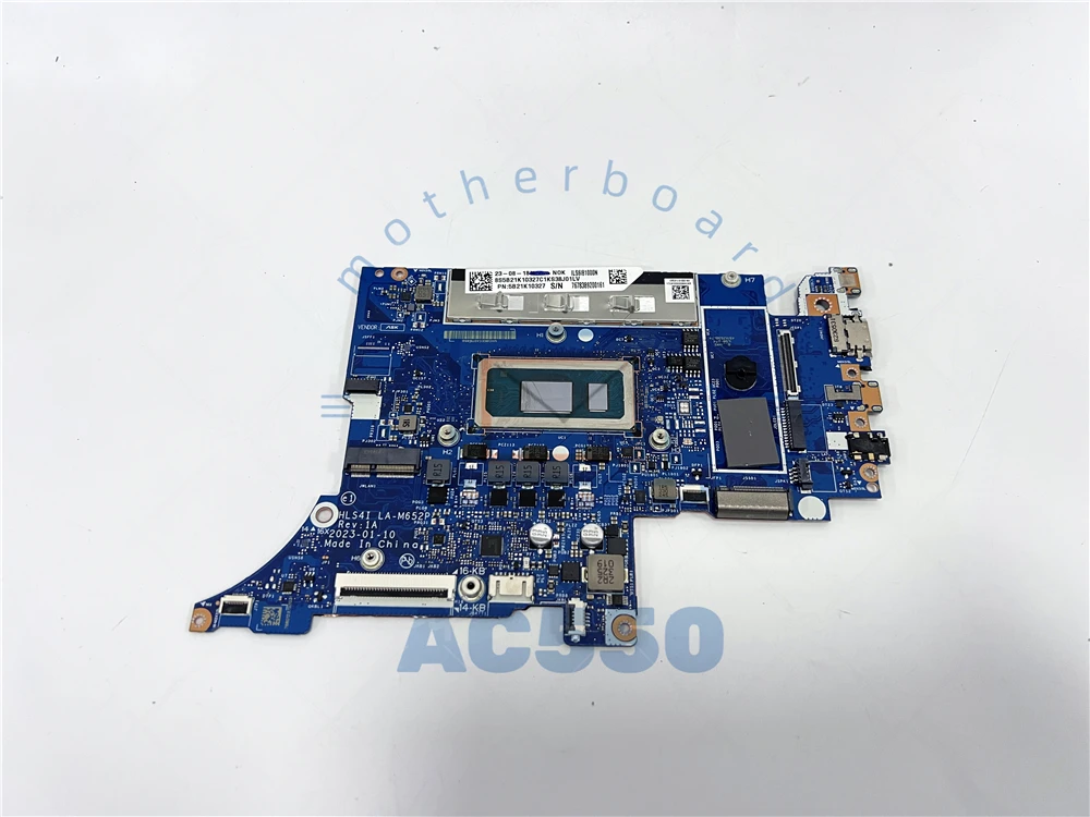 Материнская плата для ноутбука 5B21K10327 LA-M652P для LENOVO IdeaPad Slim 5 16IRL8 с i7-1355U 16 ГБ оперативной памяти Полностью протестирована и работает отлично.
Материнская плата для ноутбука 5B21K10327 LA-M652P для LENOVO IdeaPad Slim 5 16IRL8 с i7-1355U 16 ГБ оперативной памяти Полностью протестирована и работает отлично.