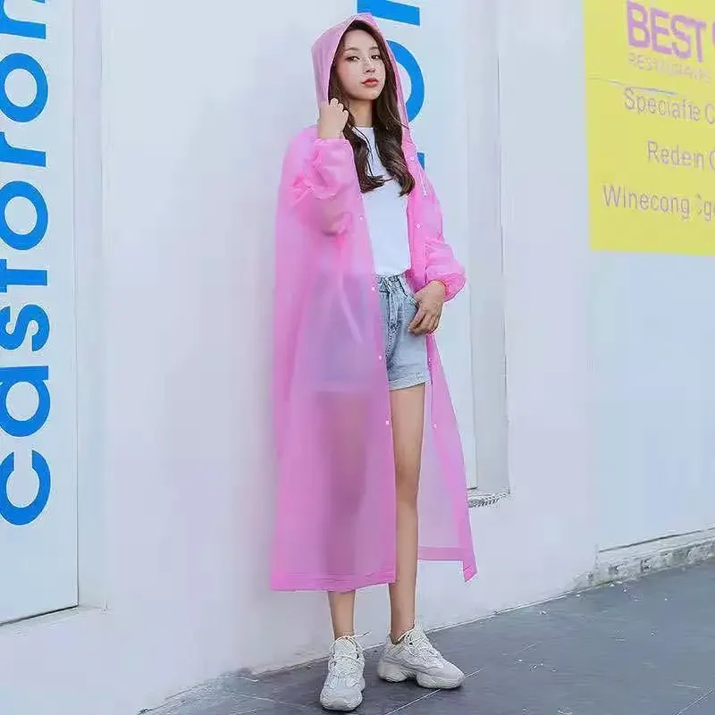 1 PCS High Quality Eva Unisex Raincoat Thickened Waterproof Raincoat Women Men Outdoor Camping Cycling Travel Suit
1 PCS High Quality Eva Unisex Raincoat Thickened Waterproof Raincoat Women Men Outdoor Camping Cycling Travel Suit