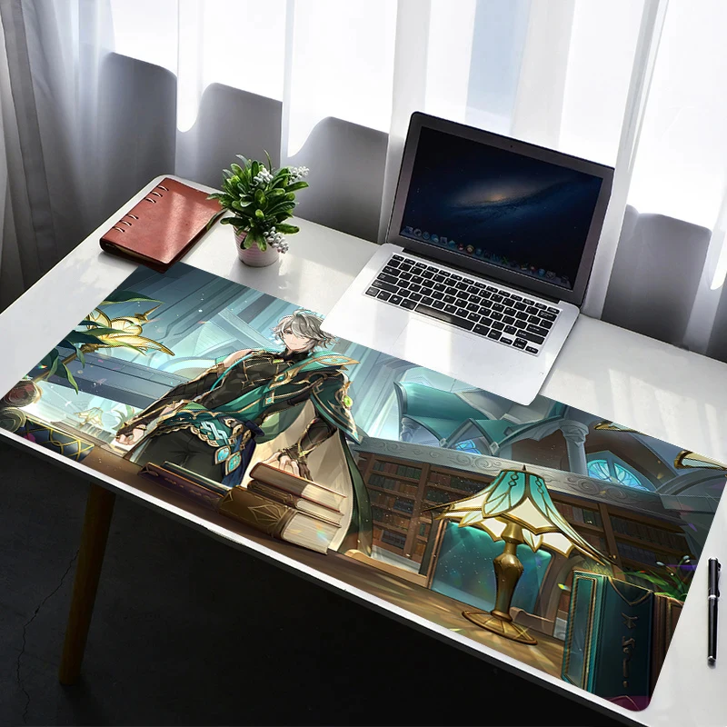 Mouse Pad Laptop Non Slip Extended Desktop Mouse Mat Anime Keyboard Pad Gaming Accessories G-genshin Impact Alhaitham Mousepad 
Mouse Pad Laptop Non Slip Extended Desktop Mouse Mat Anime Keyboard Pad Gaming Accessories G-genshin Impact Alhaitham Mousepad