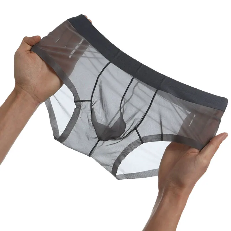 Men's Ice Silk Sheer See Through Panties Breathable Slip Briefs Man U Bulge Pouch Convex Sexy Exotic Underwear Lingerie
Men's Ice Silk Sheer See Through Panties Breathable Slip Briefs Man U Bulge Pouch Convex Sexy Exotic Underwear Lingerie