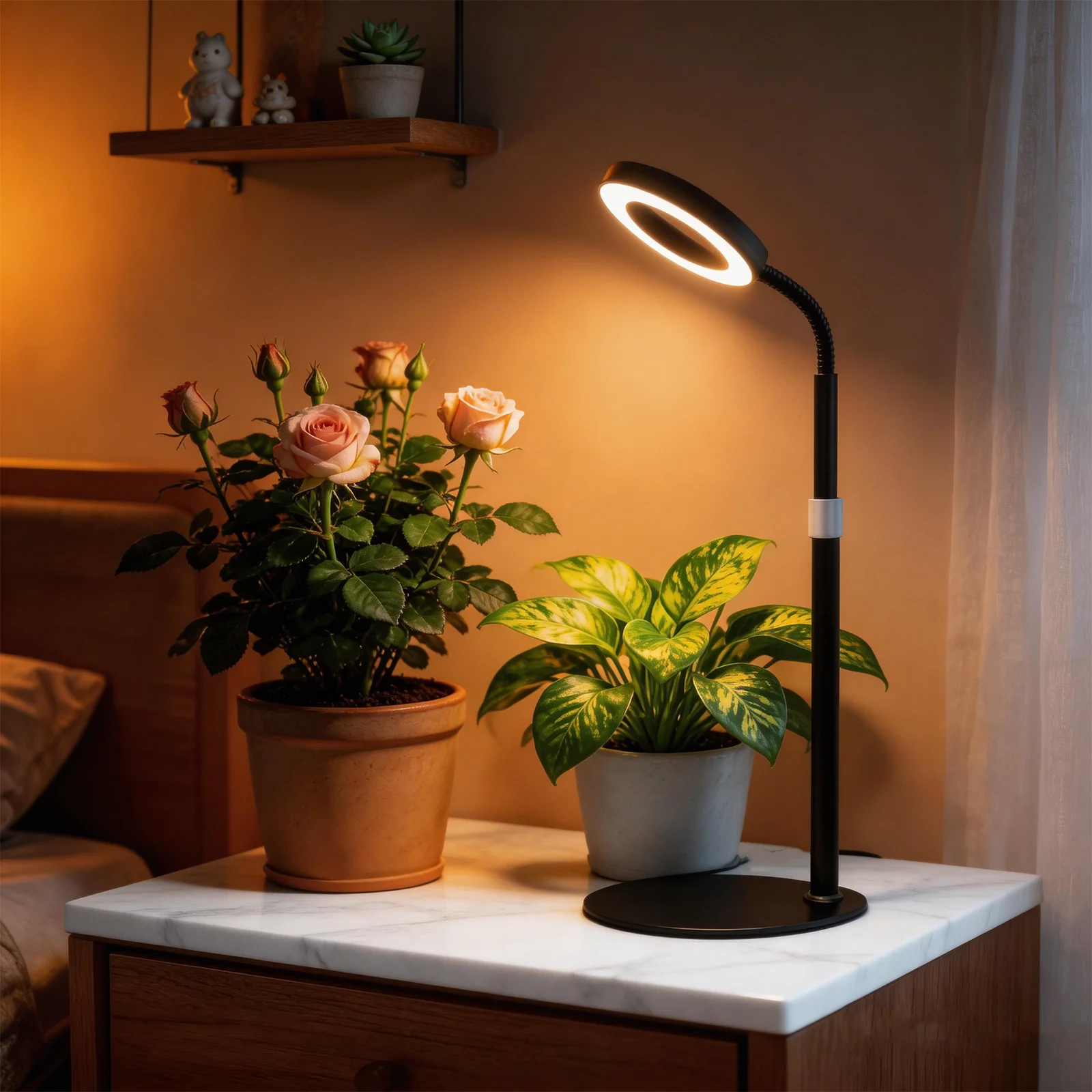 Plant Grow Lights for Indoor Plants Full Spectrum, Table Lamp with 3/9/12H Timer, Adjustable Height, Ideal for Succulents
Plant Grow Lights for Indoor Plants Full Spectrum, Table Lamp with 3/9/12H Timer, Adjustable Height, Ideal for Succulents