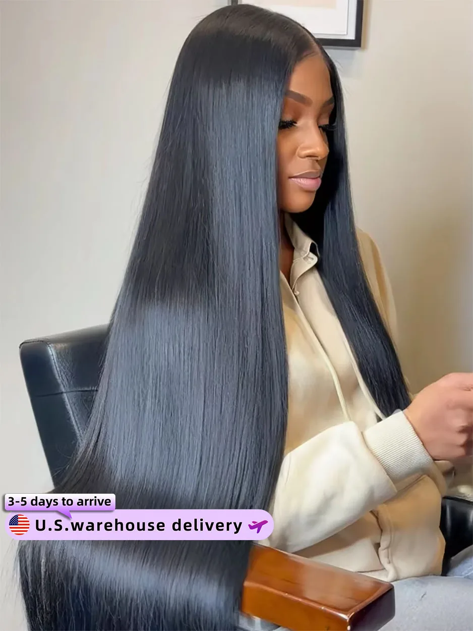 Straight 13x6 HD Transparent Lace Frontal Wigs Glueless 30 40 Inch 13x4 Lace Front Human Hair Bone Brazilian Closure Wear
Straight 13x6 HD Transparent Lace Frontal Wigs Glueless 30 40 Inch 13x4 Lace Front Human Hair Bone Brazilian Closure Wear