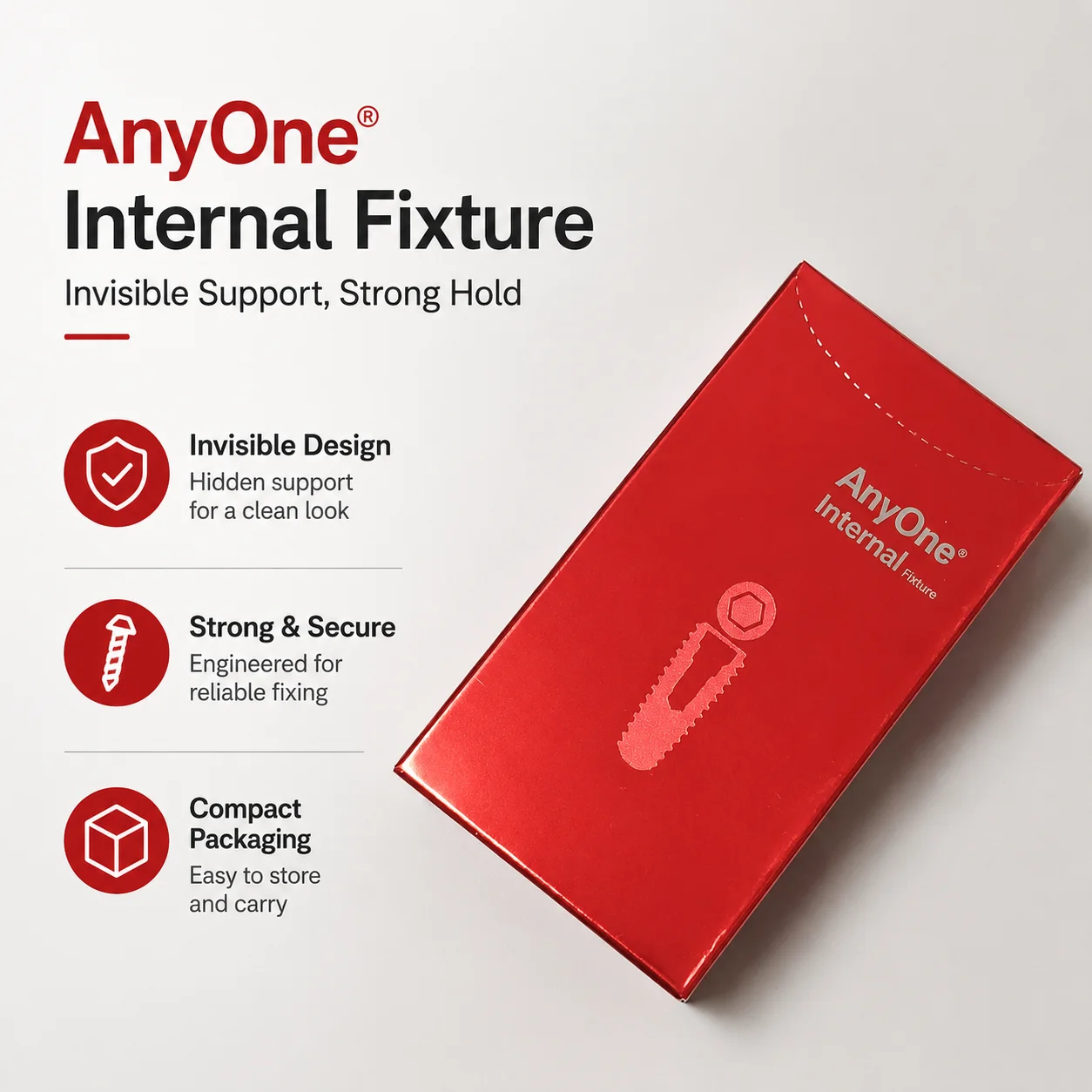 Dental Implant Screw Accessories, Compatible with MegaGen AnyOne AO Series, Oral Surgery Tools
Dental Implant Screw Accessories, Compatible with MegaGen AnyOne AO Series, Oral Surgery Tools