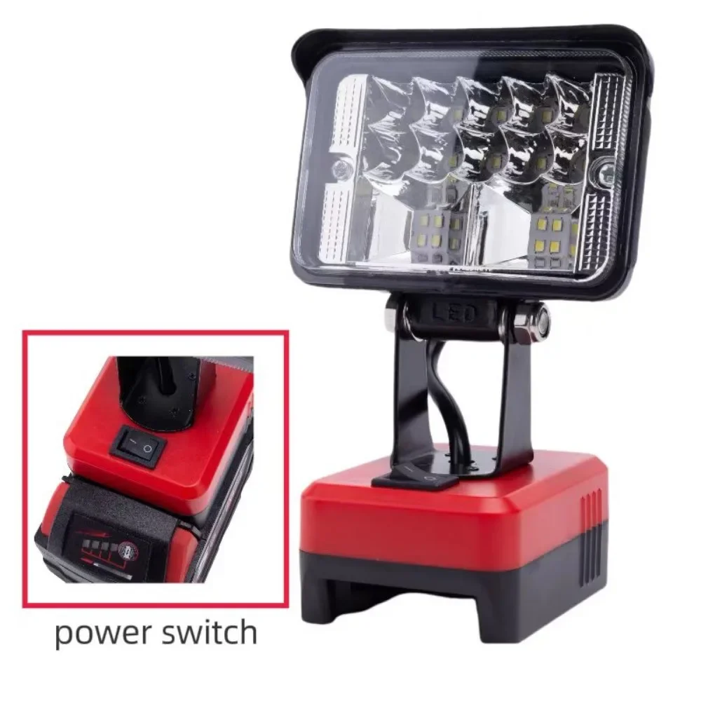 For Milwaukee M18 Battery LED work Light 12W Lithium Battery Power Supply Portable With USB And C-type Charger Ports
For Milwaukee M18 Battery LED work Light 12W Lithium Battery Power Supply Portable With USB And C-type Charger Ports