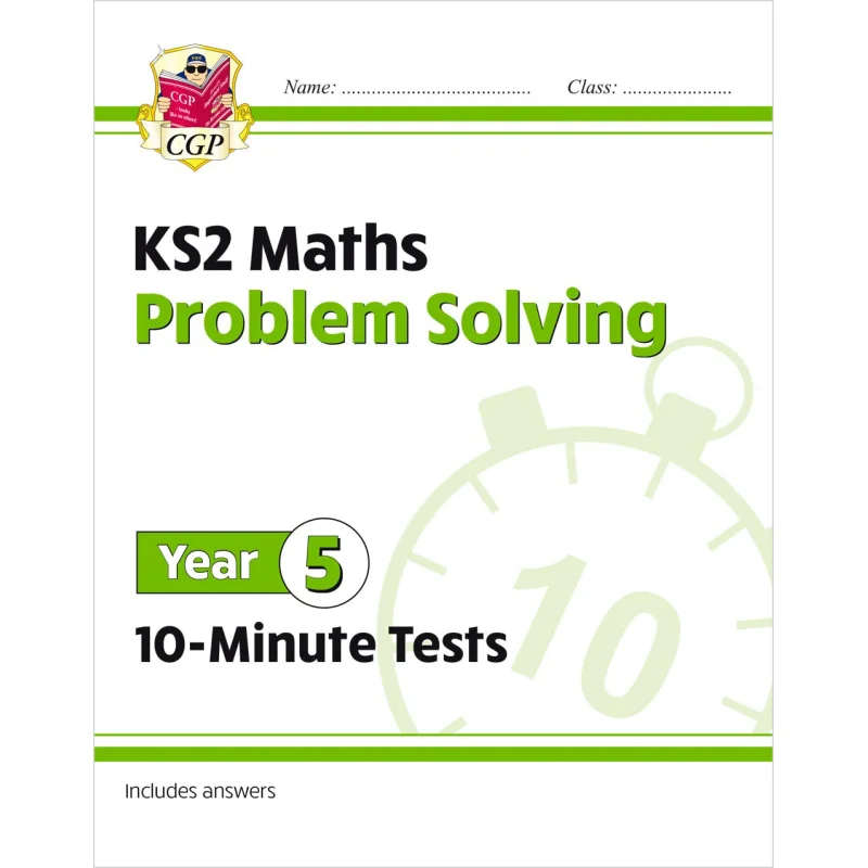 New KS2 Maths 10Minute Tests Problem Solving Year 5 CGP Books Coordination Group Publications 9781789086485 Book
New KS2 Maths 10Minute Tests Problem Solving Year 5 CGP Books Coordination Group Publications 9781789086485 Book