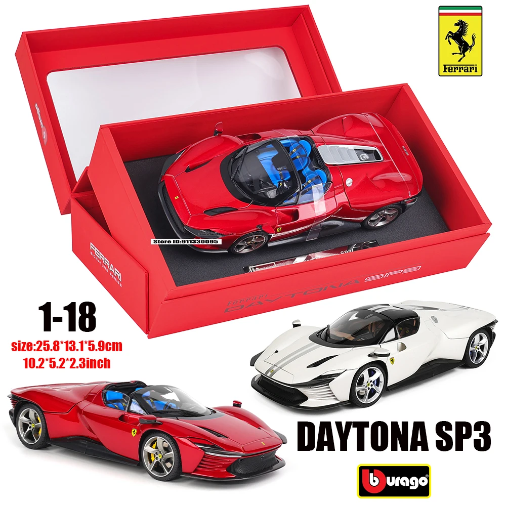Bburago 1:18 Ferrari DAYTONA SP3 Exquisite gift box Car Model Boy Big Toy Static Die Cast Vehicles Collectible Model Car Toys
Bburago 1:18 Ferrari DAYTONA SP3 Exquisite gift box Car Model Boy Big Toy Static Die Cast Vehicles Collectible Model Car Toys