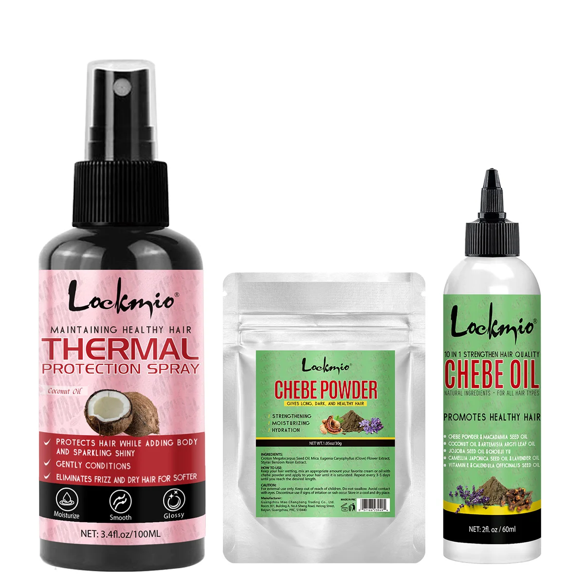 Hair Smoothing & Nourishing Care Set Hydration, Heat Protection Spray and Chebe Growth Oil & Powder for Conditions Damaged Hair
Hair Smoothing & Nourishing Care Set Hydration, Heat Protection Spray and Chebe Growth Oil & Powder for Conditions Damaged Hair
