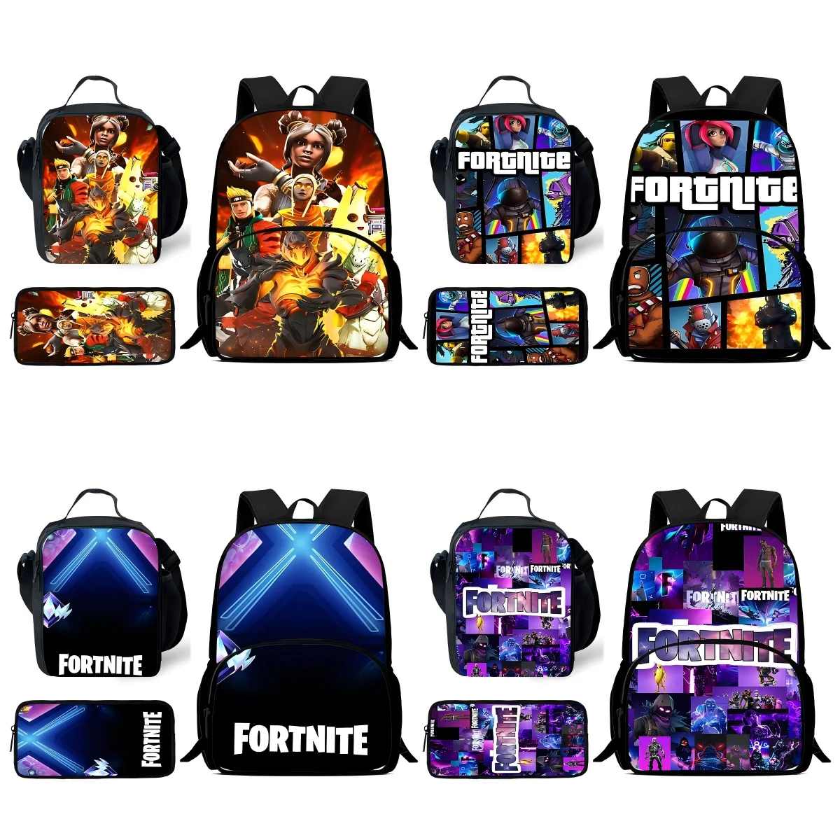 Hot Game FortniteS Child Backpacks Lunch Bag Pencil Case Pupil Large Capacity School Bags For Boy Girl Best Gift
Hot Game FortniteS Child Backpacks Lunch Bag Pencil Case Pupil Large Capacity School Bags For Boy Girl Best Gift