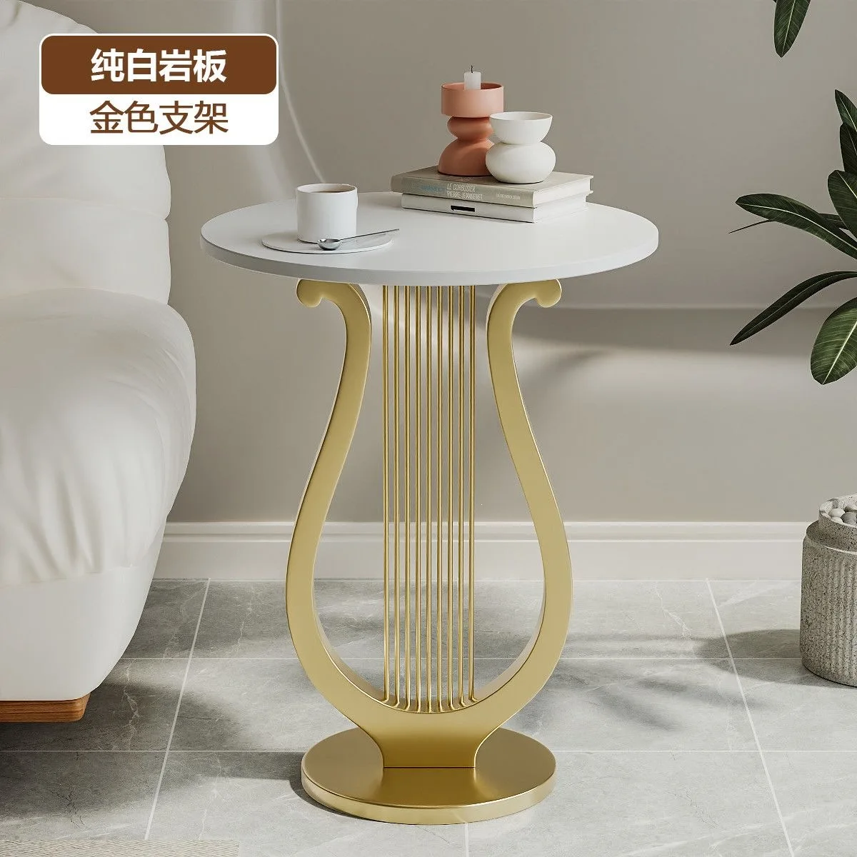 HYS minimalist harp edge few retro rock slab desktop home floor-to-ceiling coffee table bedside rack
HYS minimalist harp edge few retro rock slab desktop home floor-to-ceiling coffee table bedside rack