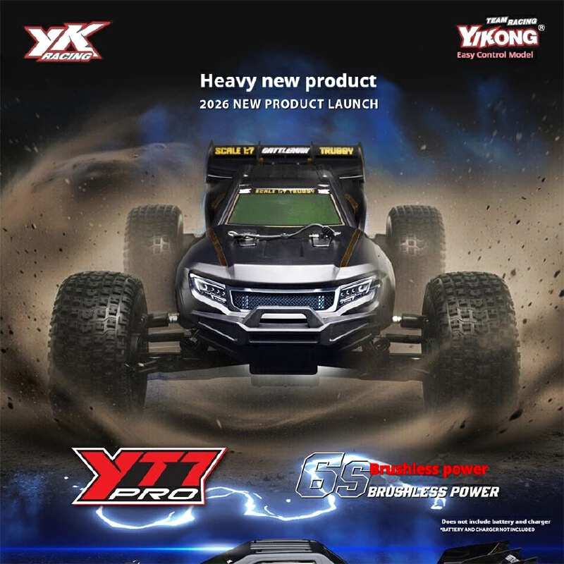 Радиоуправляемый электрический внедорожный трак-тюннер Yikong Yt7 Pro Yk9071 в масштабе 1/7, 4WD, с бесщеточным двигателем, мощный, для мальчиков
Радиоуправляемый электрический внедорожный трак-тюннер Yikong Yt7 Pro Yk9071 в масштабе 1/7, 4WD, с бесщеточным двигателем, мощный, для мальчиков