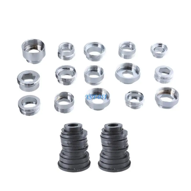 E15A Multifunctional Stainless Steel Adapter set Tap Attachment Set Water Tap Conversion set for Bathroom Shower Heads
E15A Multifunctional Stainless Steel Adapter set Tap Attachment Set Water Tap Conversion set for Bathroom Shower Heads