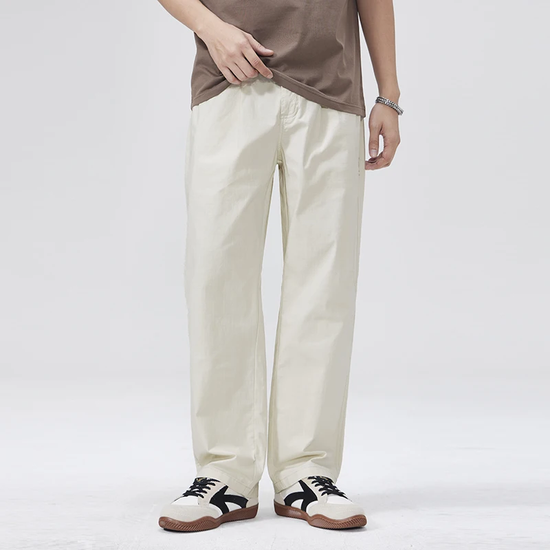 Spring Summer Straight Men Fashion Elastic Waist Loose Casual Pant Cityboy Campus Teenager Track Trousers
Spring Summer Straight Men Fashion Elastic Waist Loose Casual Pant Cityboy Campus Teenager Track Trousers