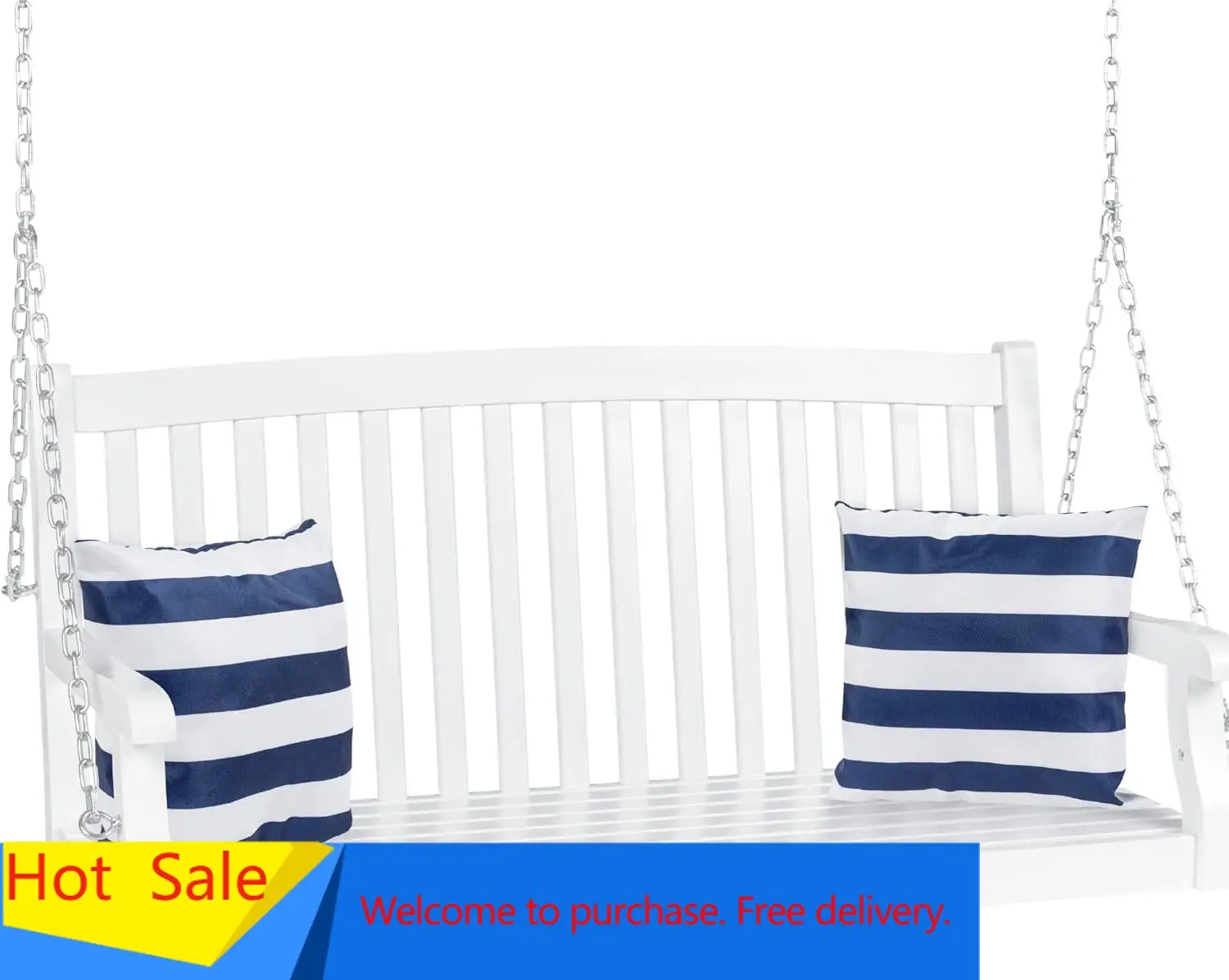 Hot sales48in Wood Porch Swing Outdoor Patio Hanging Bench Chair Furniture for Deck, Garden, Yard w/Mounting Chains, Curved Back
Hot sales48in Wood Porch Swing Outdoor Patio Hanging Bench Chair Furniture for Deck, Garden, Yard w/Mounting Chains, Curved Back
