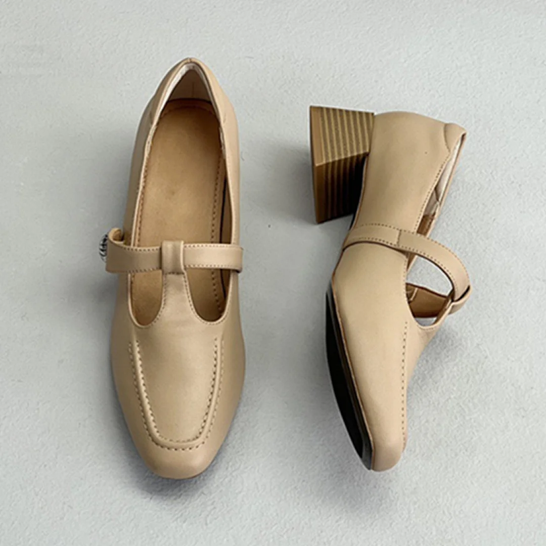 Maxdutti Summer Minimalist Brazilian Imported Sheepskin Soft Heeled Sandals Retro Thick Heels Summer Mary Jane shoes Woman Shoes
Maxdutti Summer Minimalist Brazilian Imported Sheepskin Soft Heeled Sandals Retro Thick Heels Summer Mary Jane shoes Woman Shoes
