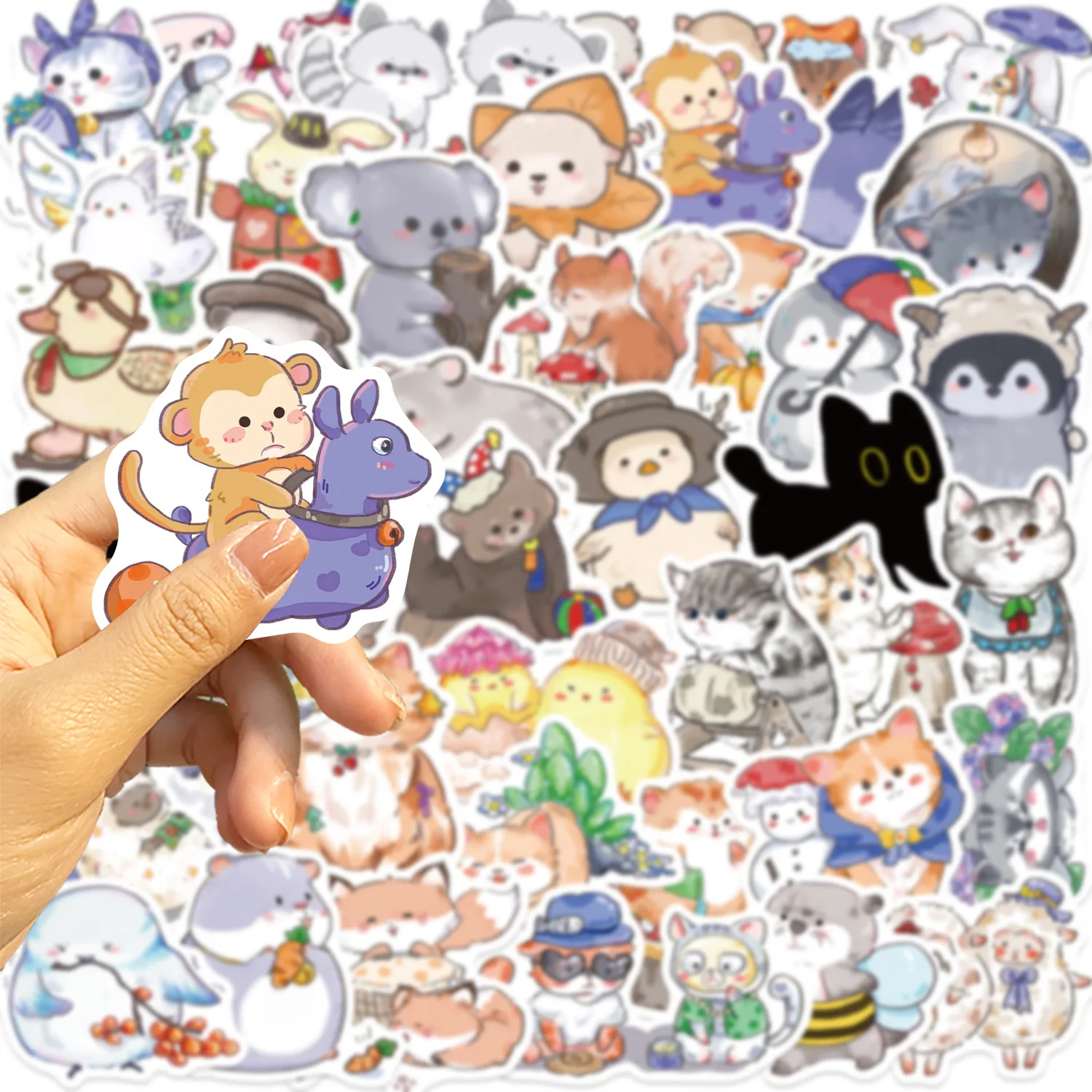 10/30/50PCS Exquisite Stylish Cartoon Cute Cat Graffiti Stickers for Water Cup Cell Phone Computer Notebook Stationery Luggage
10/30/50PCS Exquisite Stylish Cartoon Cute Cat Graffiti Stickers for Water Cup Cell Phone Computer Notebook Stationery Luggage