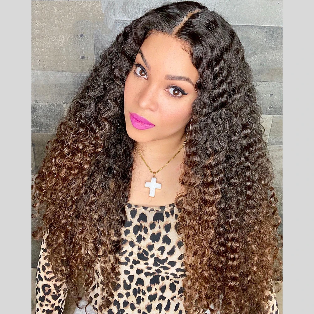 Long 26 inch 180Density Kinky Curly Ombre Brown Lace Front Wig For Women BabyHair Daily Cosplay Soft Natural Preplucked Glueless
Long 26 inch 180Density Kinky Curly Ombre Brown Lace Front Wig For Women BabyHair Daily Cosplay Soft Natural Preplucked Glueless