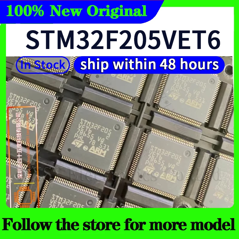 STM32F205VET6 In stock 48 hours ship
STM32F205VET6 In stock 48 hours ship