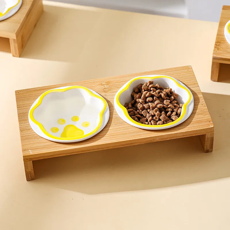 Керамическая миска для щенков кошек с деревянной подставкой и блюдо, прочная и прочная кормушка для маленьких домашних животных, разноцветные аксессуары, товары для домашних животных
Керамическая миска для щенков кошек с деревянной подставкой и блюдо, прочная и прочная кормушка для маленьких домашних животных, разноцветные аксессуары, товары для домашних животных