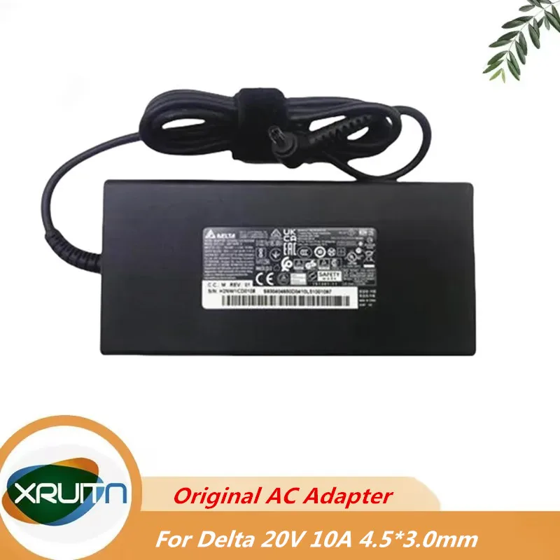 New Original AC Adapter Charger For MSI 20V 10A 200W 4.5x3.0mm DELTA ADP-200JB F Laptop Power Supply
New Original AC Adapter Charger For MSI 20V 10A 200W 4.5x3.0mm DELTA ADP-200JB F Laptop Power Supply
