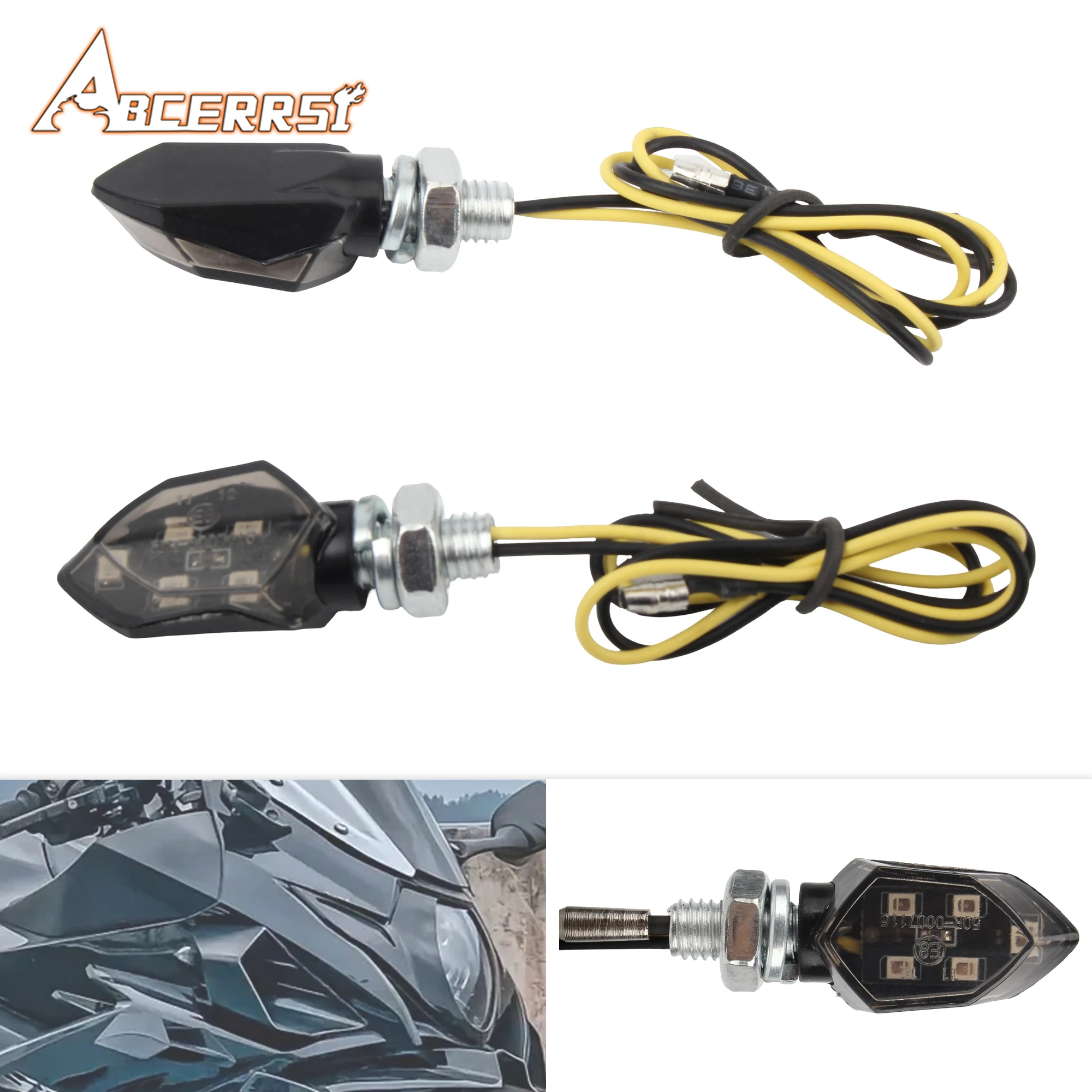 ATV UTV Motorcycle LED Turn Signal Lights Indicators Lights 2PCS Mini Universal Motorbike High Brightness LED Modification Parts
ATV UTV Motorcycle LED Turn Signal Lights Indicators Lights 2PCS Mini Universal Motorbike High Brightness LED Modification Parts