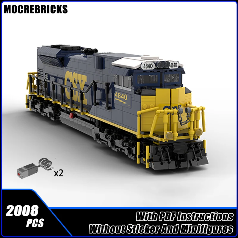 Серия Urban Transport CN 8100 SD70ACE, высокоскоростной поезд MOC, строительные блоки, модель «сделай сам», кирпичи, дисплей, креативные игрушки, подарки
Серия Urban Transport CN 8100 SD70ACE, высокоскоростной поезд MOC, строительные блоки, модель «сделай сам», кирпичи, дисплей, креативные игрушки, подарки