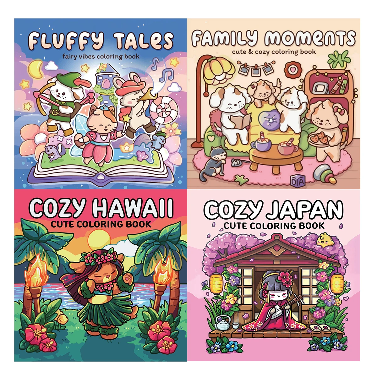 Cozy Hawaii Coloring Books, Tropical Scenes, Easy Coloring, For Home Parent - Child DIY, Relax, Unwind, Boost Creativity
Cozy Hawaii Coloring Books, Tropical Scenes, Easy Coloring, For Home Parent - Child DIY, Relax, Unwind, Boost Creativity