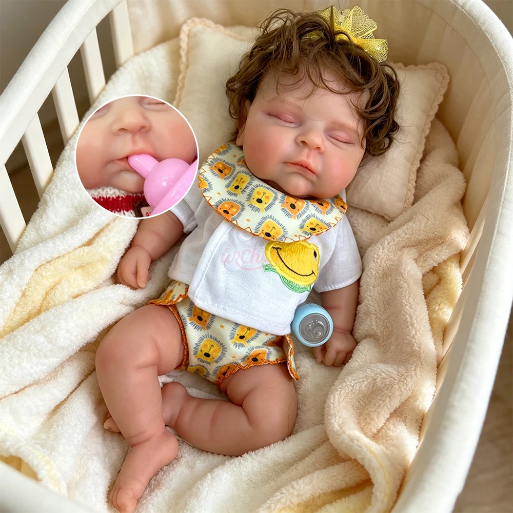 12 Inch 30CM Peaches Full Solid Silicone Reborn Baby with Rooted Hair Washable Body Lifelike Soft Doll Micro Christmas Gift
12 Inch 30CM Peaches Full Solid Silicone Reborn Baby with Rooted Hair Washable Body Lifelike Soft Doll Micro Christmas Gift