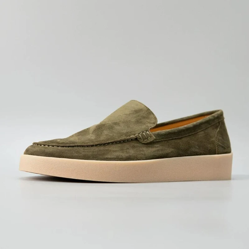 Cowhide Loafers New Men Flats Lightweight Suede Soft-Soled Comfortable Driving Shoes Business Casual Shoes
Cowhide Loafers New Men Flats Lightweight Suede Soft-Soled Comfortable Driving Shoes Business Casual Shoes