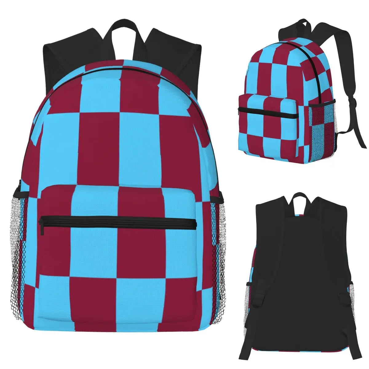 Claret Blue Checker Tile Retro Mod Student Backpack School Bag Hiking Travel Daypack for Boys Girls Fashion Bookbag Shoulder Bag
Claret Blue Checker Tile Retro Mod Student Backpack School Bag Hiking Travel Daypack for Boys Girls Fashion Bookbag Shoulder Bag