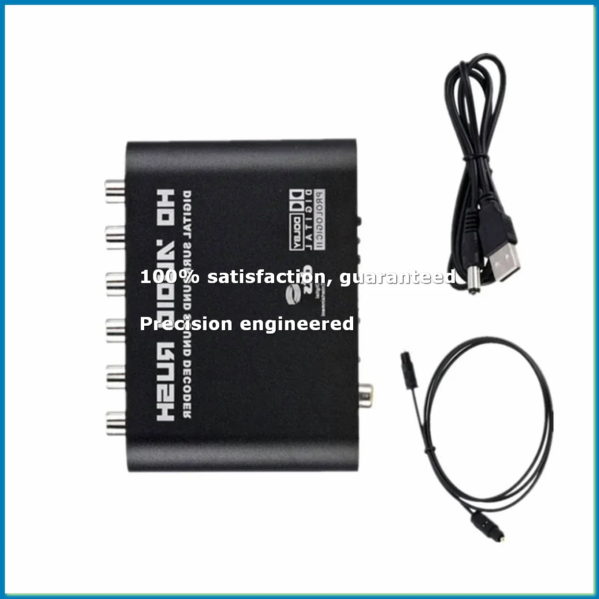 Digital to Analog 5.1 Audio Decoder Amplifier+Fiber Optic Cable SPDIF Coaxial to AC3 Optical Analog Converter for TV-ABLL
Digital to Analog 5.1 Audio Decoder Amplifier+Fiber Optic Cable SPDIF Coaxial to AC3 Optical Analog Converter for TV-ABLL
