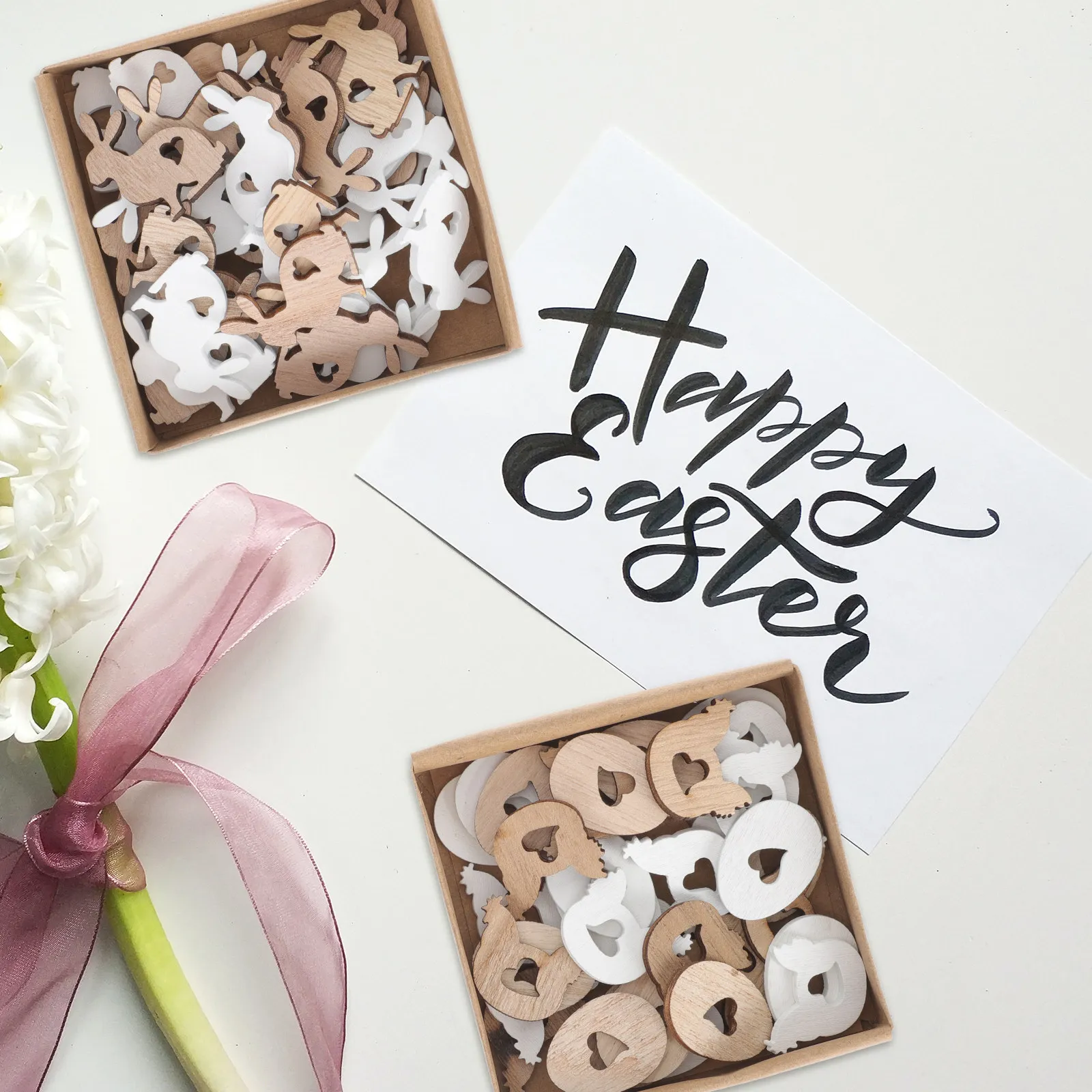 72Pcs Easter Rabbit Egg Craft Wood Chips Wooden DIY Decorations for Easter Party Fireplace Window Wall Kids Handcraft Gift Ideas
72Pcs Easter Rabbit Egg Craft Wood Chips Wooden DIY Decorations for Easter Party Fireplace Window Wall Kids Handcraft Gift Ideas